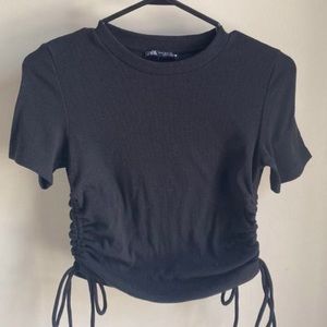 Zara ribbed string adjustable top